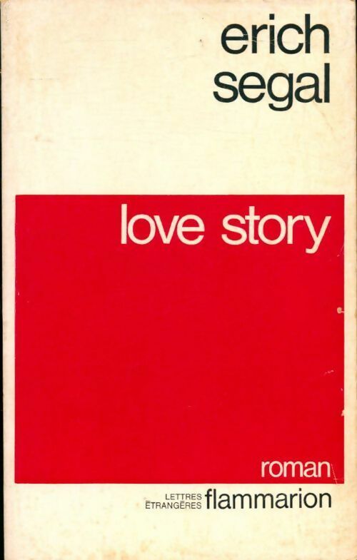 Love story - Erich Segal - Livre