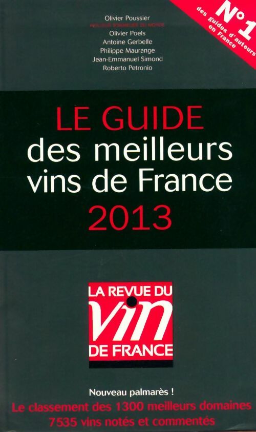 Le guide des meilleurs vins de France 2013 - Collectif - Livre
