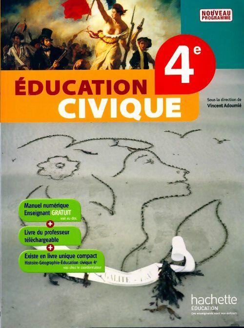 Education civique 4e - Vincent Adoumié - Livre