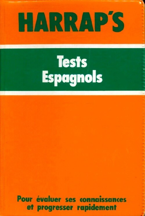 Tests espagnol - Marie Guillaume - Livre