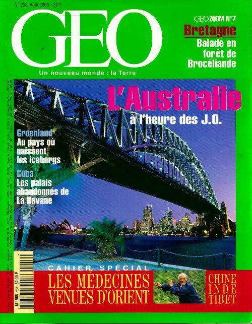 Géo n°258 : L'Australie à l'heure des J.O. - Collectif - Livre