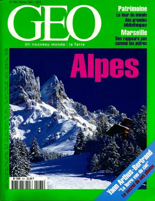 Géo n°264 : Alpes - Collectif - Livre