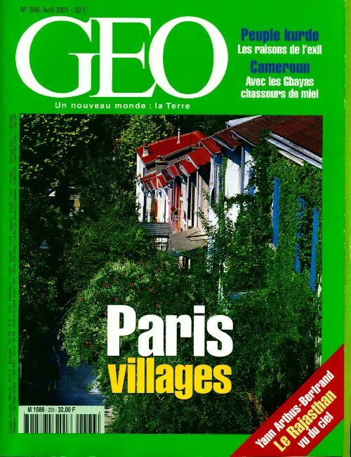 Géo n°266 : Paris village - Collectif - Livre