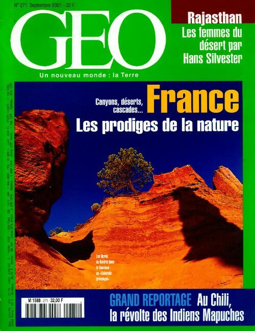 Géo n°271 : France. Les prodiges de la nature - Collectif - Livre