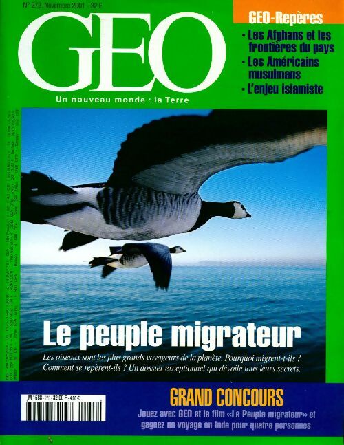 Géo n°273 : Le peuple migrateur - Collectif - Livre