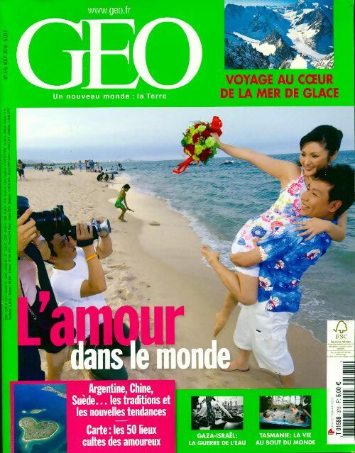 Géo n°378 : L'amour dans le monde / Voyage au coeur de la mer de glace - Collectif - Livre