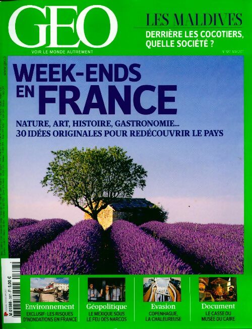 Géo n°387 : Week-ends en France - Collectif - Livre