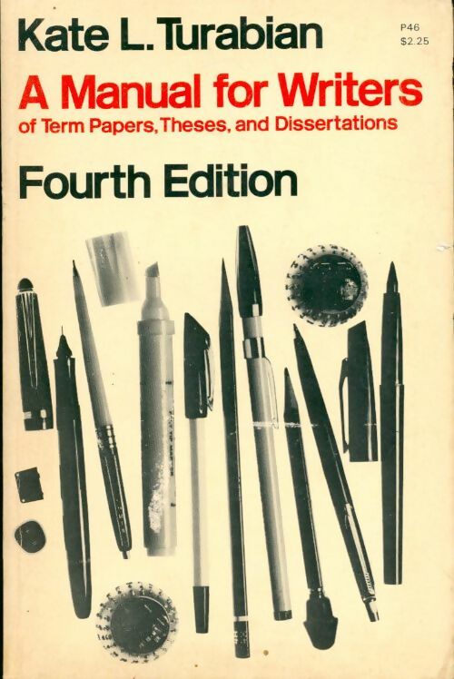 A manual for writers - Kate Turabian - Livre
