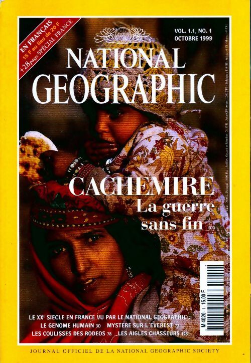 National Geographic n°1 : Cachemire, la guerre sans fin - Collectif - Livre