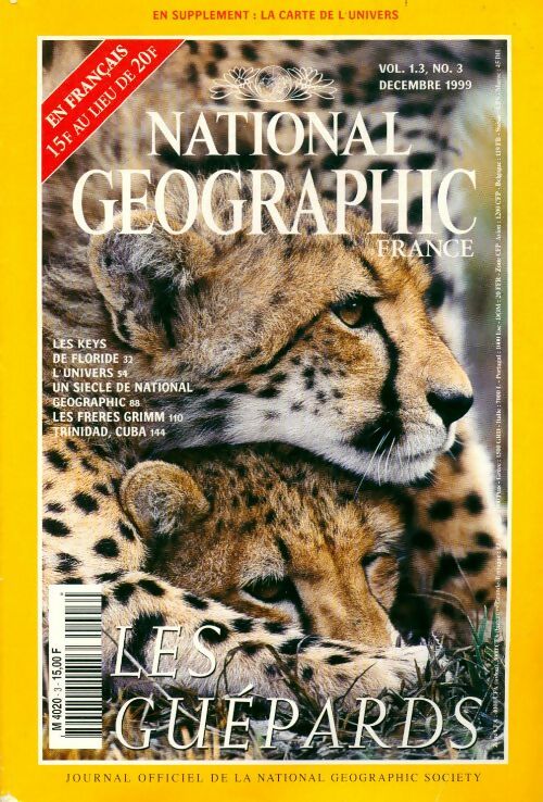 National Geographic n°3 : Les guépards - Collectif - Livre