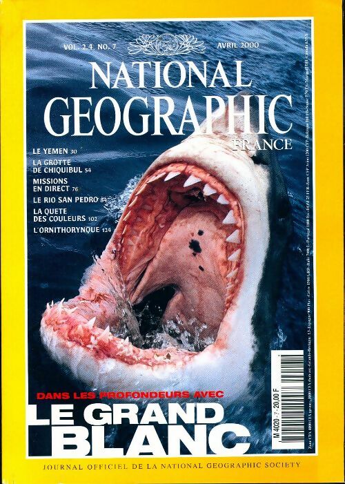 National Geographic n°7 : Le grand blanc - Collectif - Livre