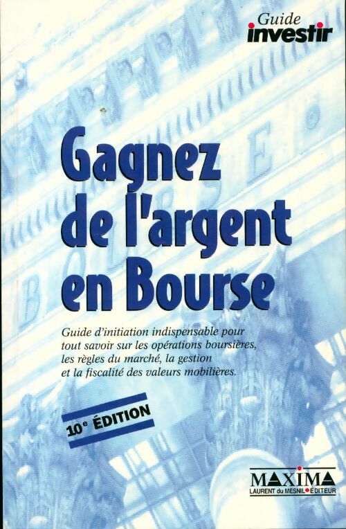 Gagnez de l'argent en bourse - Olivier Picon - Livre
