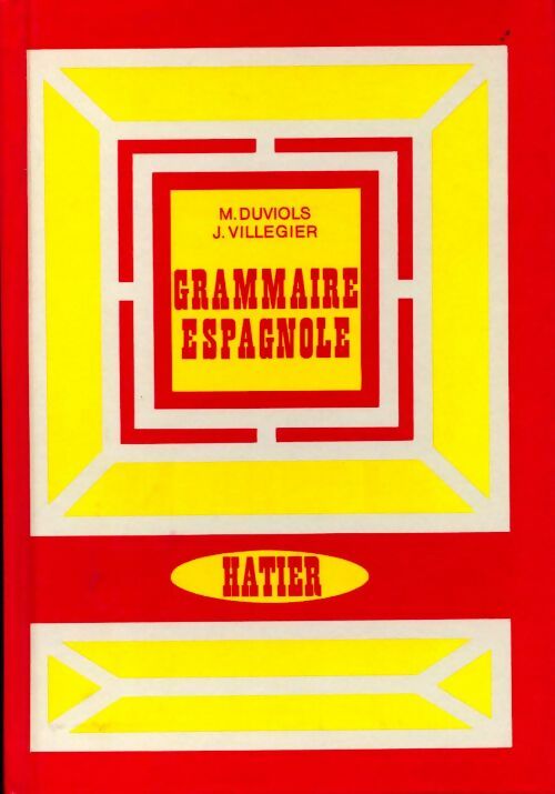 Grammaire espagnole - Inconnu - Livre