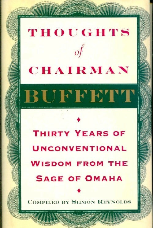 Thoughts of chairman - Simon Reynolds - Livre