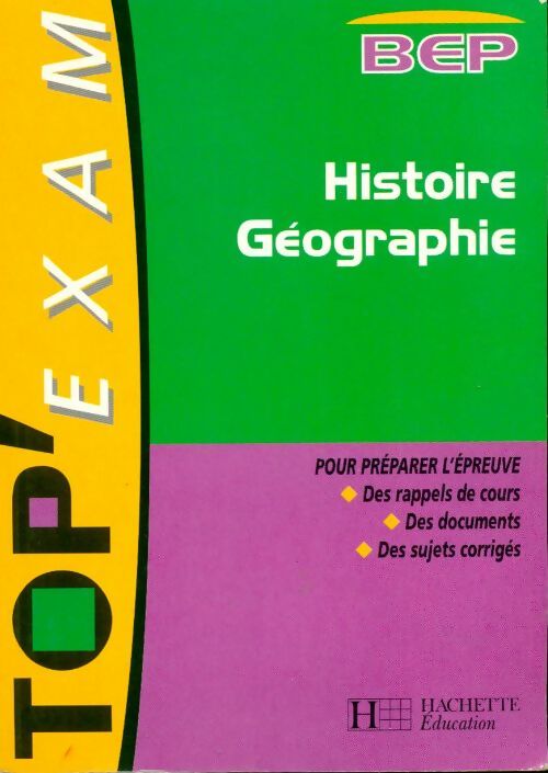 Histoire-géographie, BEP - Collectif - Livre