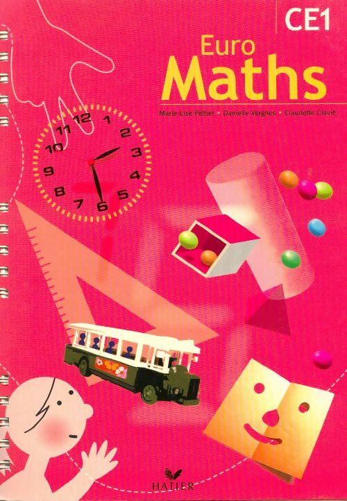 Euro maths CE1 - Marie-Lise Peltier - Livre