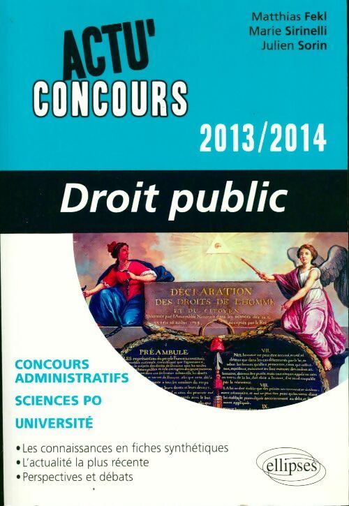 Droit public 2013-2014 - Julien Sorin - Livre