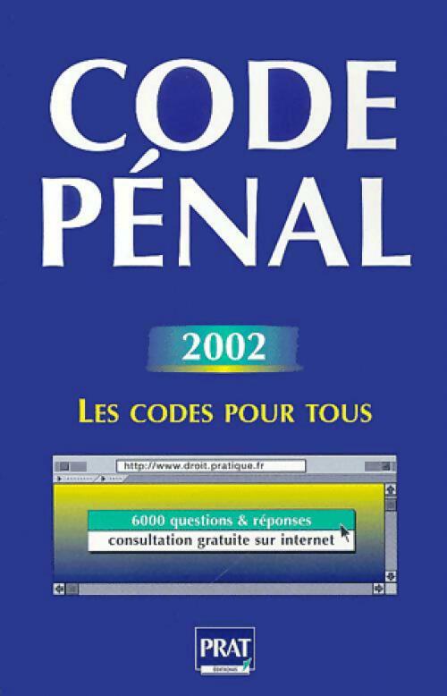 Code pénal 2002 - Inconnu - Livre
