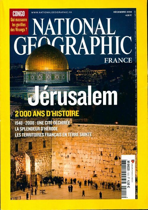 National Geographic n°111 : Jérusalem - Collectif - Livre