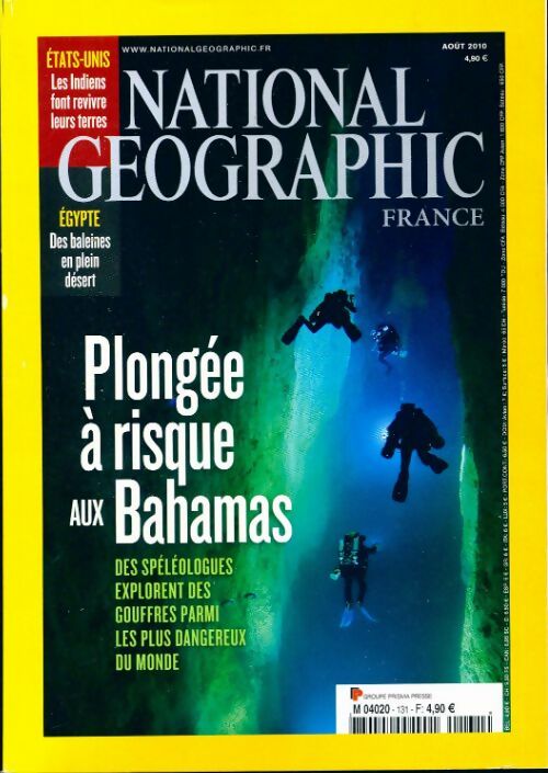 National Geographic n°131 : Plongée à risque aux Bahamas - Collectif - Livre