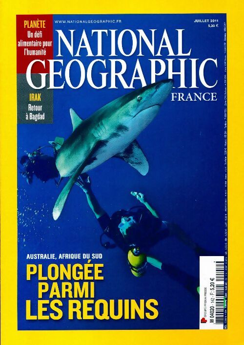 National Geographic n°142 : Plongée parmi les requins - Collectif - Livre