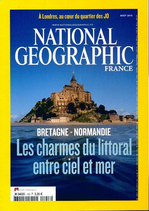National Geographic n°155 : Les charmes du littoral entre ciel et mer - Collectif - Livre