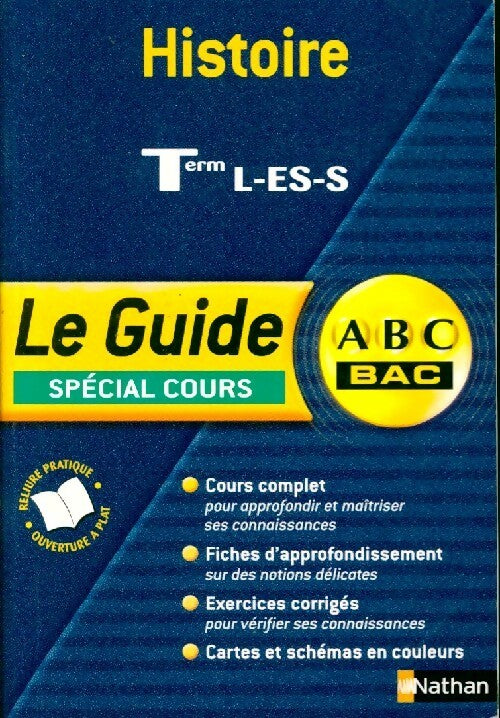 Histoire Terminales L, ES, S - Pierette Chapelle - Livre