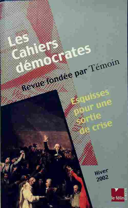 Esquisses pour une sortie de crise - Collectif - Livre