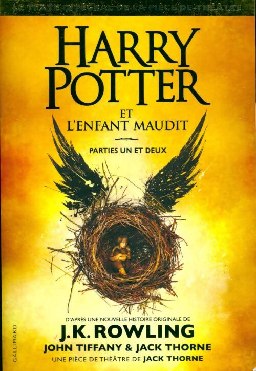 Harry potter et l'enfant maudit Tomes I et II - Joanne K. Rowling - Livre
