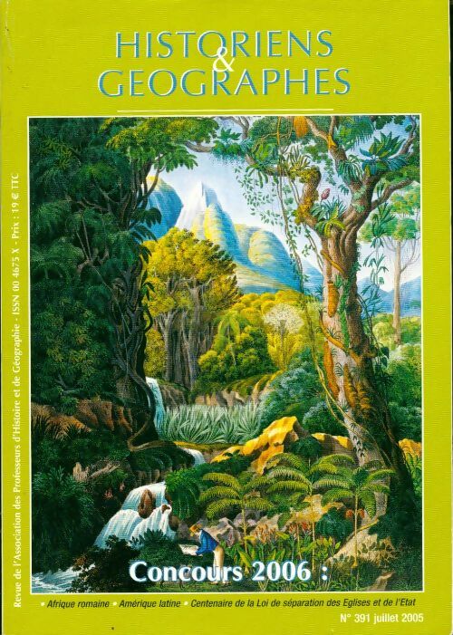 Historiens & géographes n°391 : Concours 2006 - Collectif - Livre