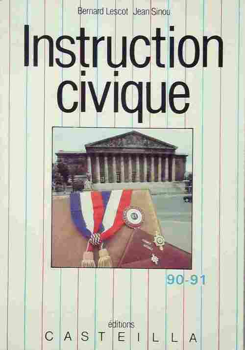 Instruction civique - J. Sinoue - Livre