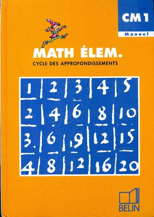 Math élem. CM1 - Gérard Champérache - Livre