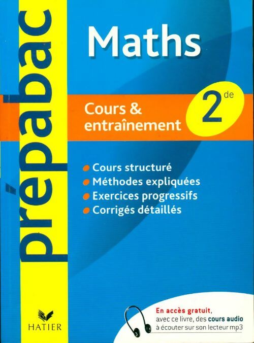 Maths seconde. Cours & entraînement - Jean-Dominique Picchiottino - Livre