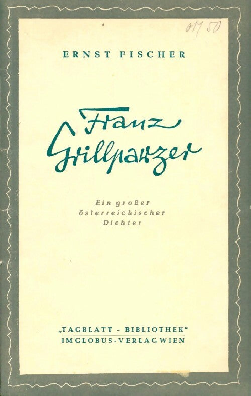 Ein großer österreichischer dichter - Ernst Fischer - Livre