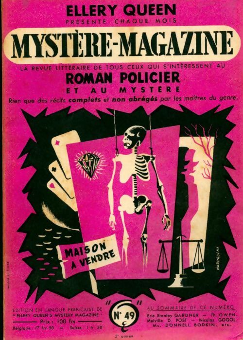 Mystère magazine n°49 - Collectif - Livre