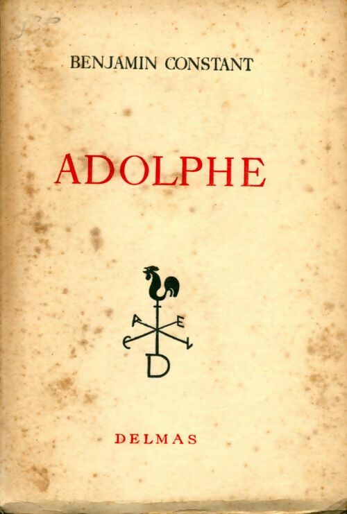 Adolphe - Benjamin Constant - Livre
