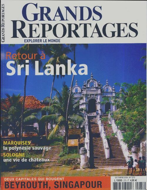 Grands reportages n°273 : Retour à Sri Lanka - Collectif - Livre