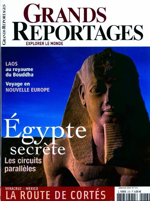 Grands reportages n°276 : Egypte secrète - Collectif - Livre