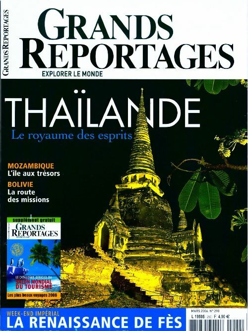Grands reportages n°290 : Thaïlande, le royaume des esprits - Collectif - Livre