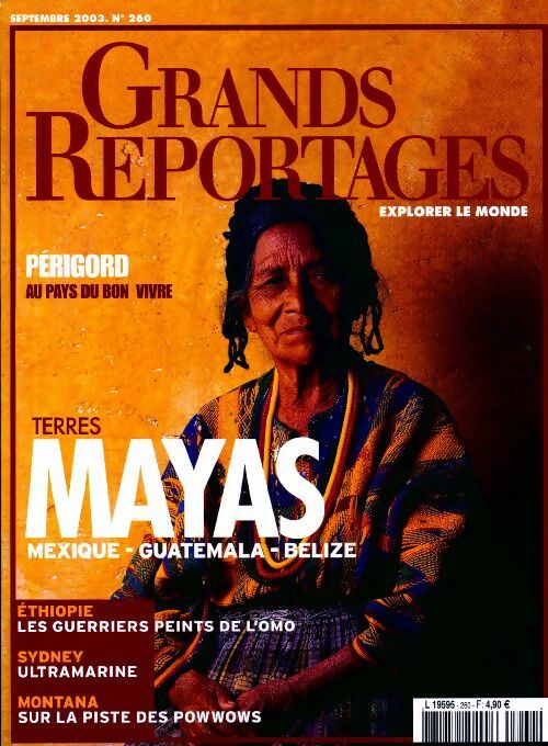 Grands reportages n°260 : Terres mayas - Collectif - Livre