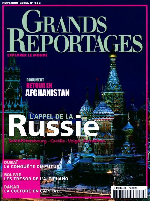 Grands reportages n°262 : L'appel de la Russie - Collectif - Livre