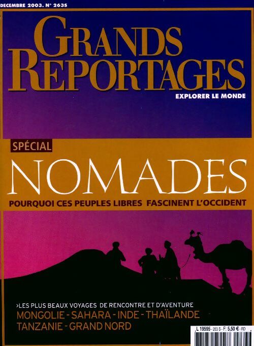 Grands reportages n°263 : Spécial nomades - Collectif - Livre