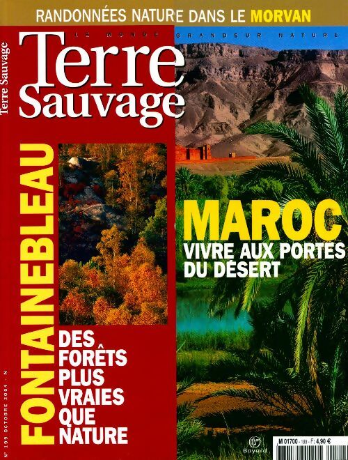 Terre sauvage n°199 : Fontainebleau / Maroc - Collectif - Livre