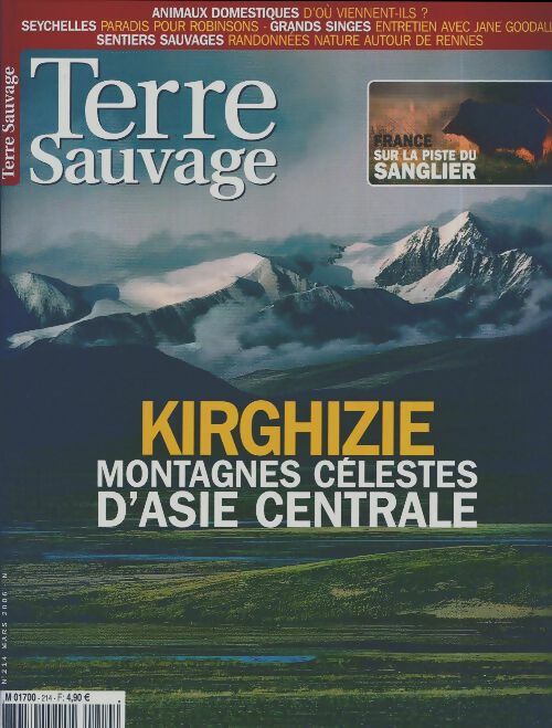 Terre sauvage n°214 : Kirghizie - Collectif - Livre