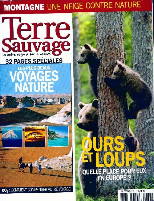 Terre sauvage n°235 : Ours et loups - Collectif - Livre