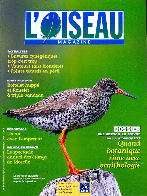 L'oiseau mag n°78 : Quand botanique rime avec ornithologie - Collectif - Livre