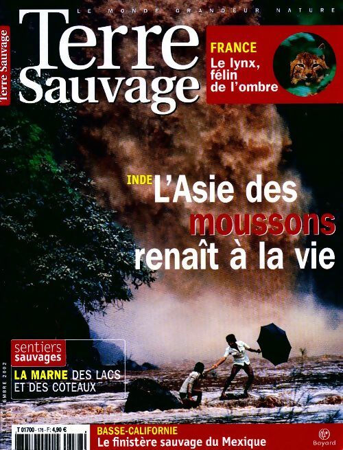 Terre sauvage n°176 : L'Asie des moussons renaît à la vie - Collectif - Livre