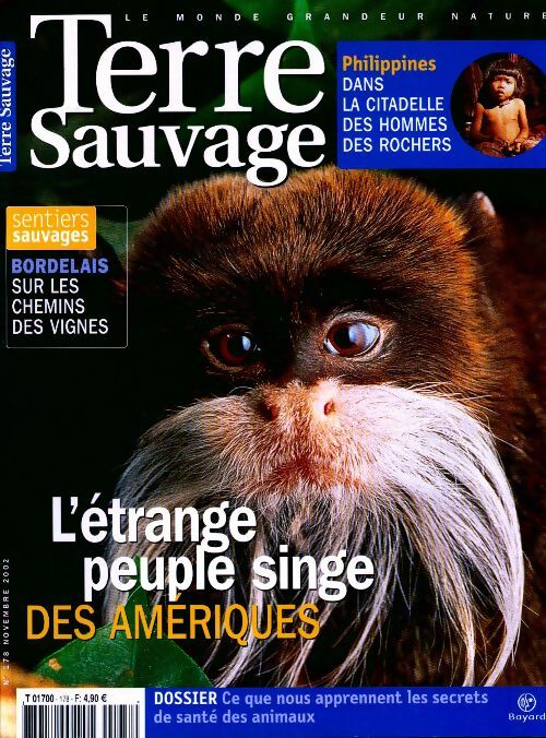 Terre sauvage n°178 : L'étrange peuple singe - Collectif - Livre