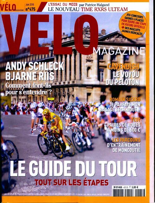 Vélo n°475 : Le guide du tour - Collectif - Livre