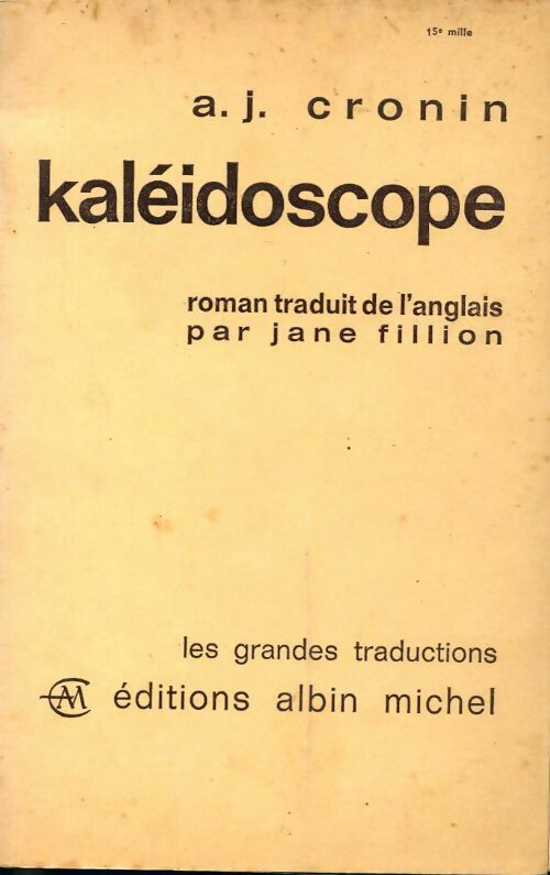 Kaléidoscope - Archibald Joseph Cronin - Livre